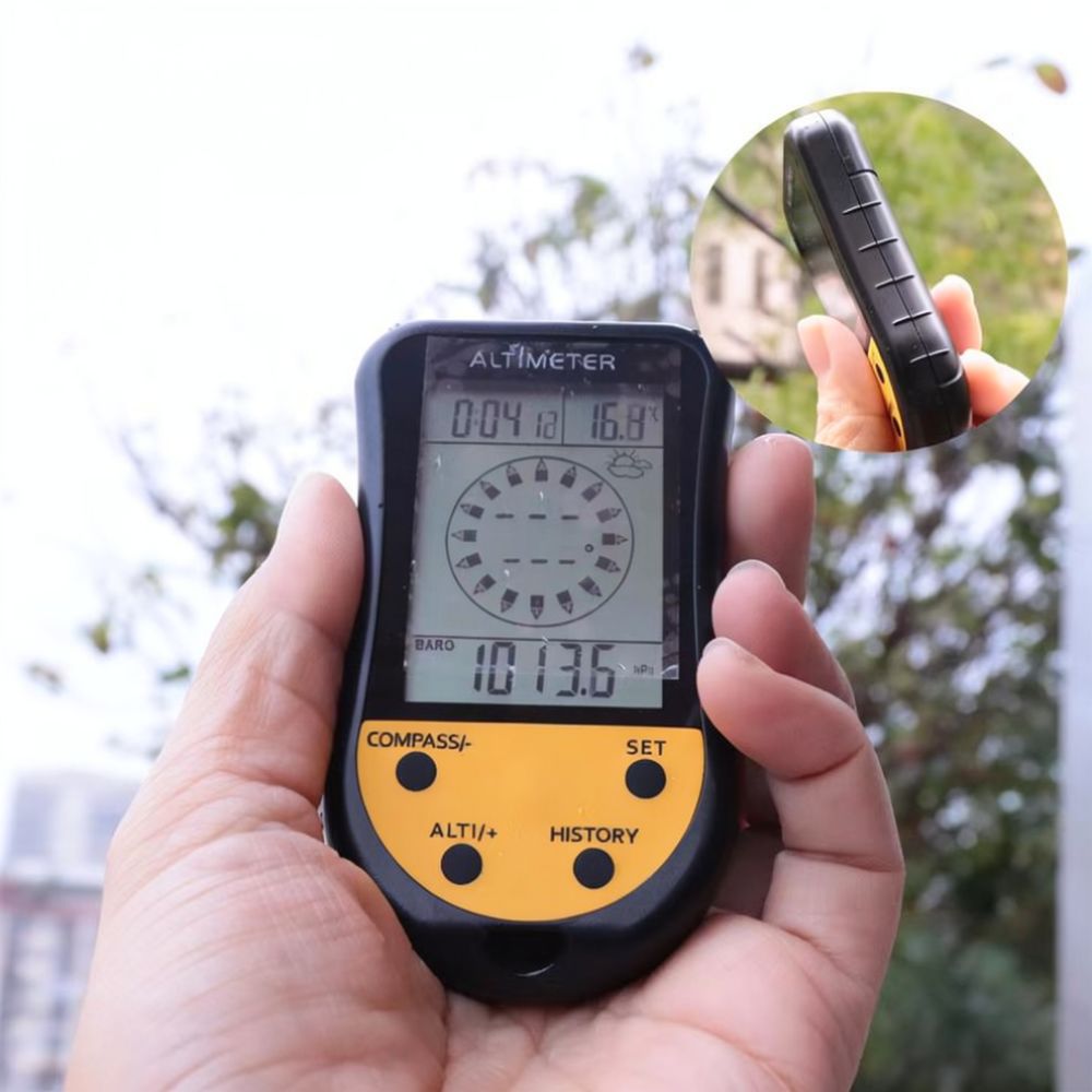 携帯型デジタル高度計・気圧計・電子コンパス・天気予報計。ハイ - Outdoor Sport Climbing Gear のレビューと価格